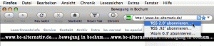 Firefox - RSS-Feed abonnieren