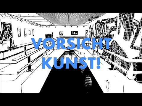 Vorsicht Kunst! (Folge 1) - Kuno Gonschior - Landschaft blau-orange