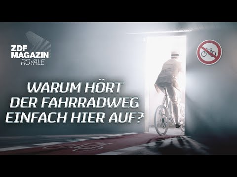 Jan Böhmermann - &quot;Warum hört der Fahrradweg einfach hier auf?&quot; | ZDF Magazin Royale