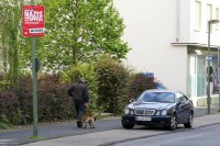 Bombenspürhund im Einsatz