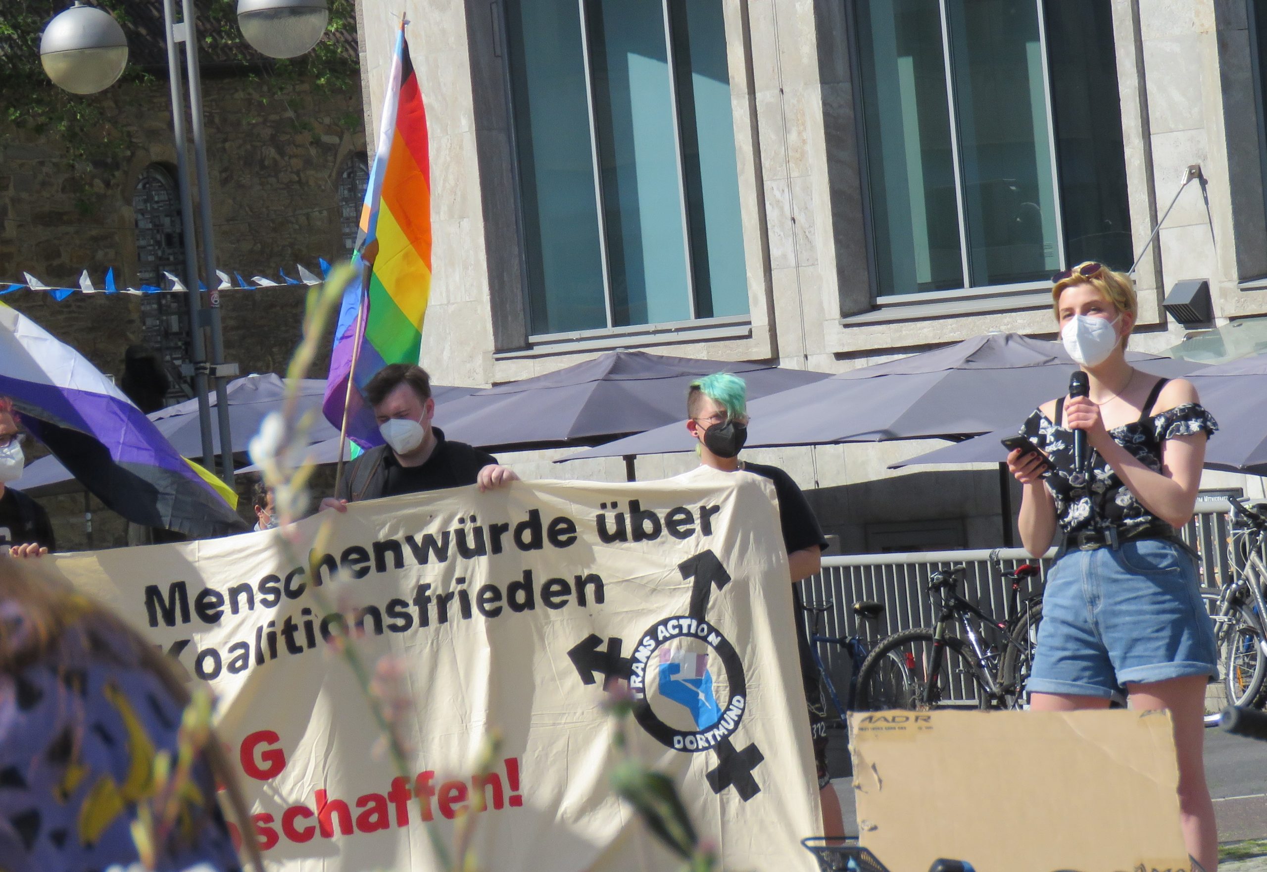 Kundgebung Gegen Das Sogenannte „transsexuellen Gesetz“ Tsg Bewegung In Bochum 