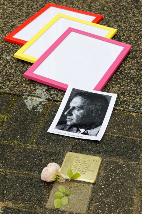 Stolperstein für Hans Buxbaum: Sozialdemokrat - Schwul - Jüdisch